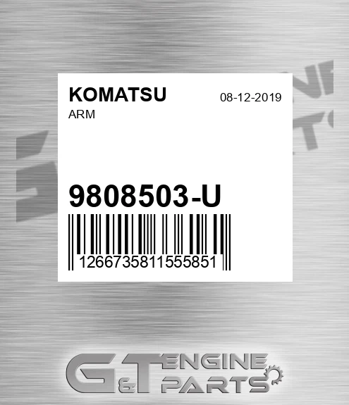 9808503-U Arm for KOMATSU
