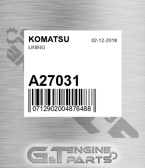 A27031 Lining