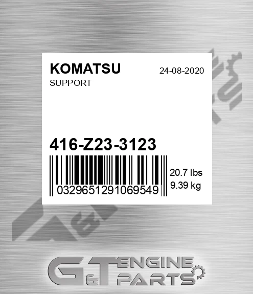 416-Z23-3123 Support for KOMATSU