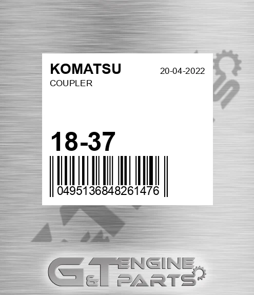 18-37 Coupler for KOMATSU