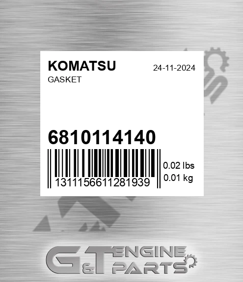6810-11-4140 Gasket for KOMATSU