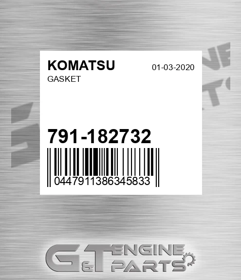 791-182732 Gasket