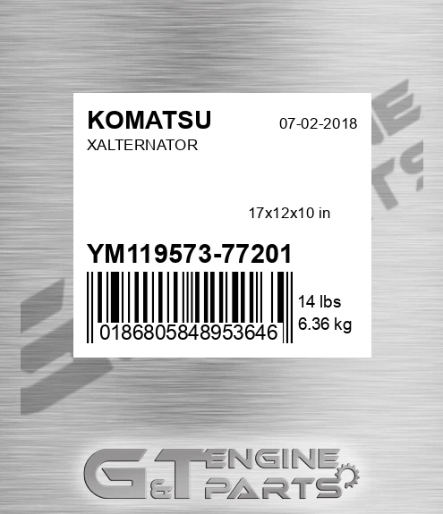 YM119573-77201 Xalternator