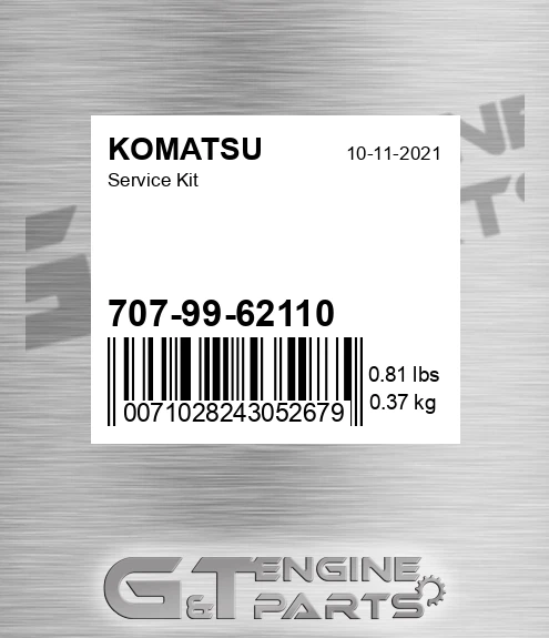 707-99-62110 Service Kit for KOMATSU