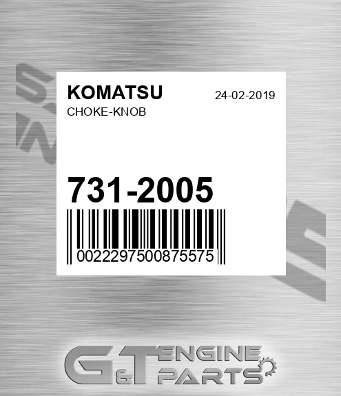 731-2005 Choke-knob for KOMATSU
