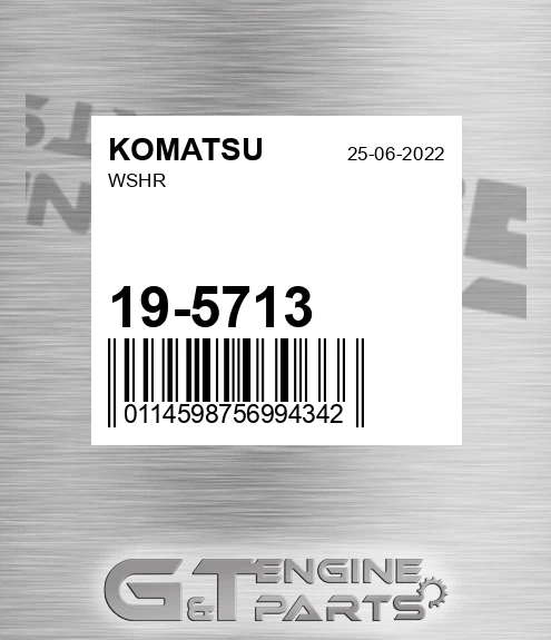 19-5713 Wshr for KOMATSU
