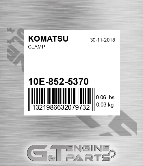 10E-852-5370 Clamp for KOMATSU