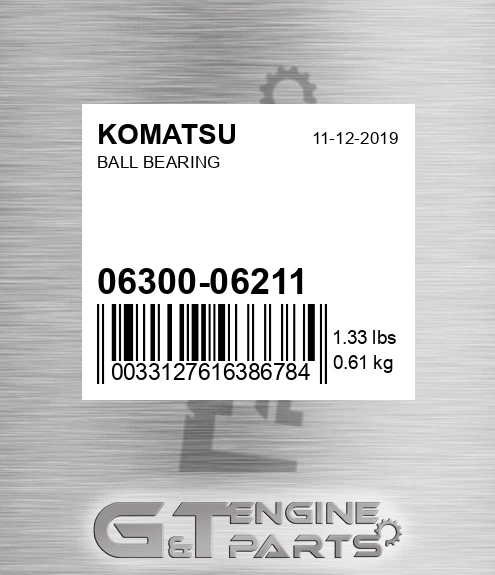 06300-06211 Ball Bearing for KOMATSU