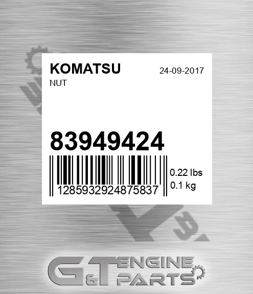 83949424 Nut