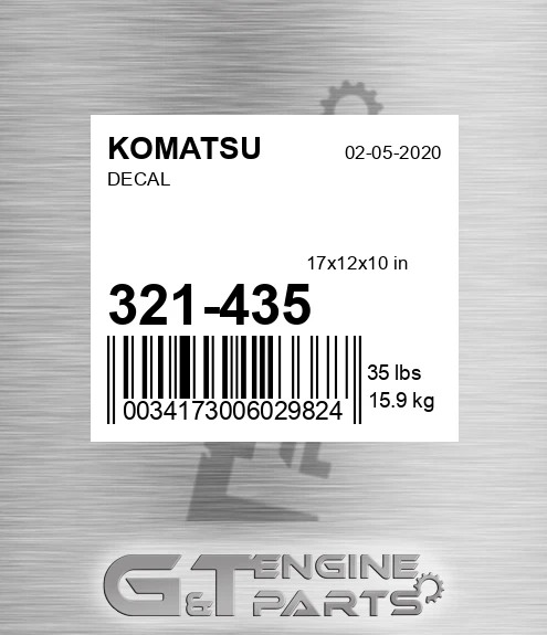 321-435 Decal