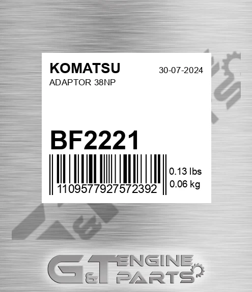 BF2221 Adaptor 38np