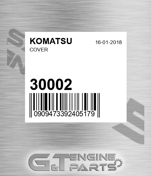 30002 KOMATSU Cover