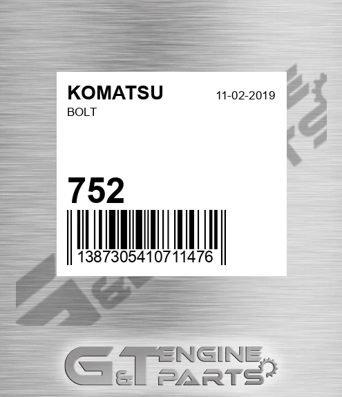 752 Bolt