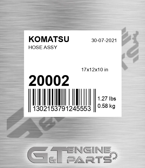 20002 Hose Assy