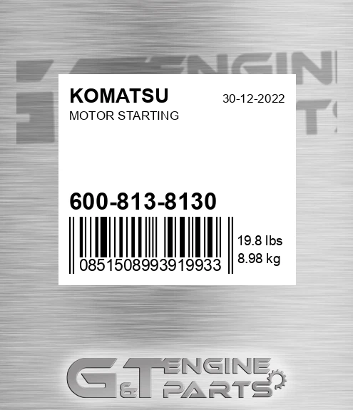 600-813-8130 Motor Starting for KOMATSU