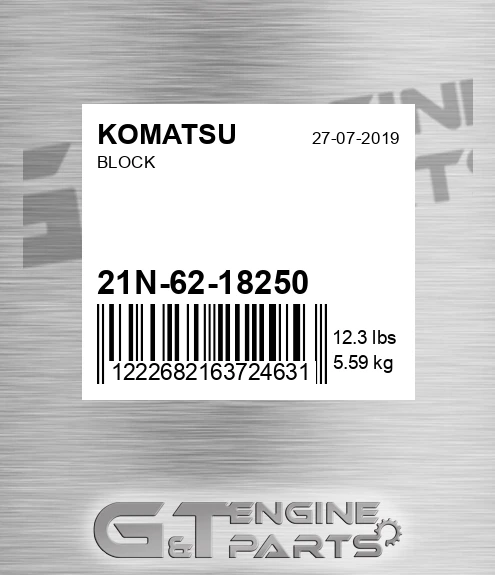 21N-62-18250 Block for KOMATSU