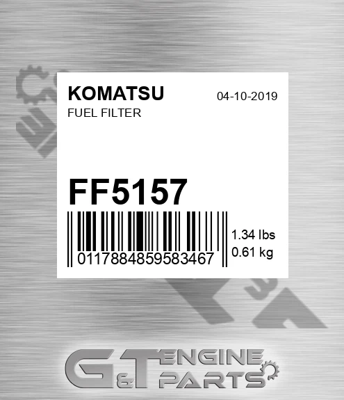 FF5157 KOMATSU Fuel Filter