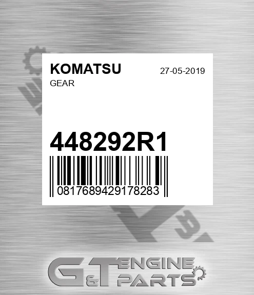448292R1 KOMATSU Gear