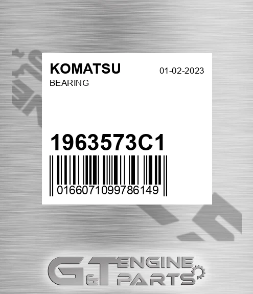 1963573C1 KOMATSU Bearing