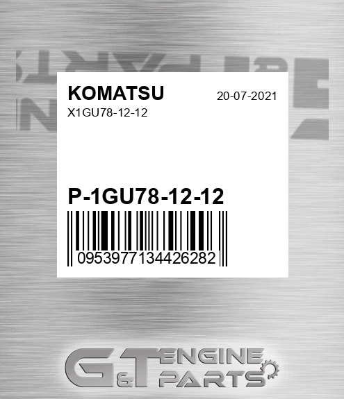 P-1GU78-12-12 X1gu78-12-12