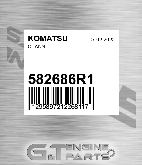 582686R1 KOMATSU Channel