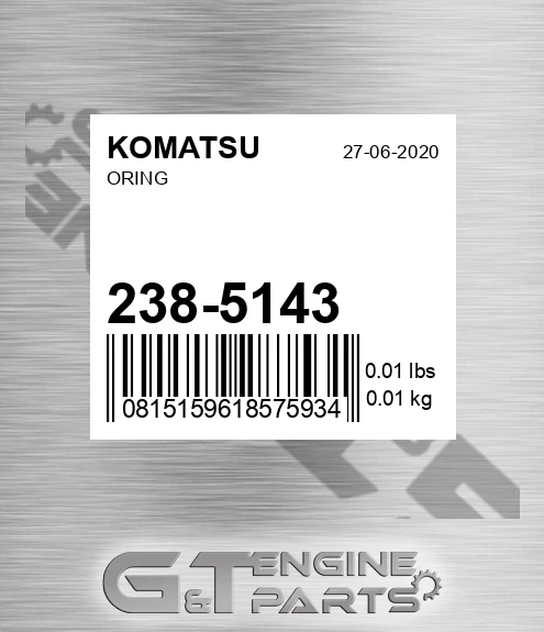 238-5143 Oring