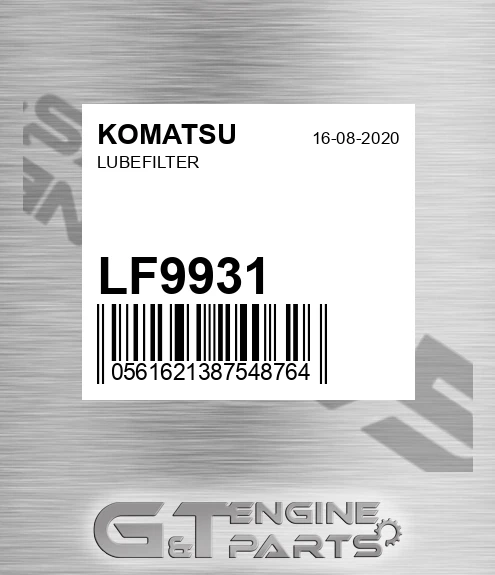 LF9931 Lubefilter