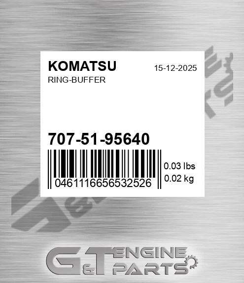 7075195640 Ring-buffer for KOMATSU