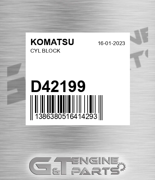D42199 Cyl Block