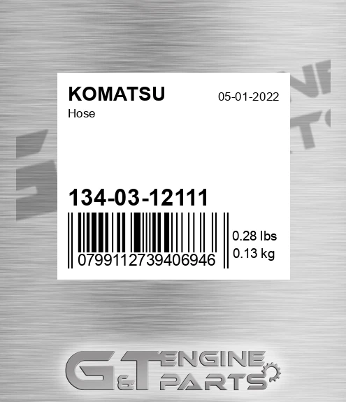 134-03-12111 Hose for KOMATSU