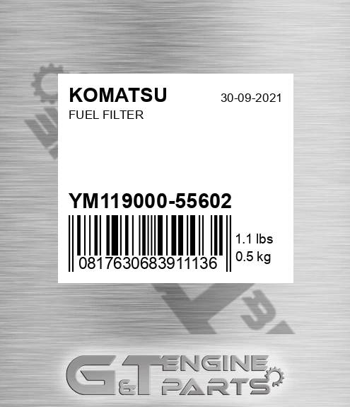 YM11900055602 Fuel Filter