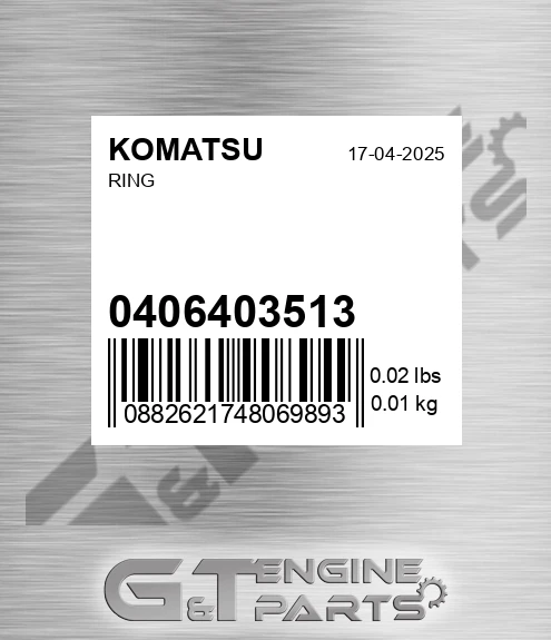 04064-03513 Ring for KOMATSU