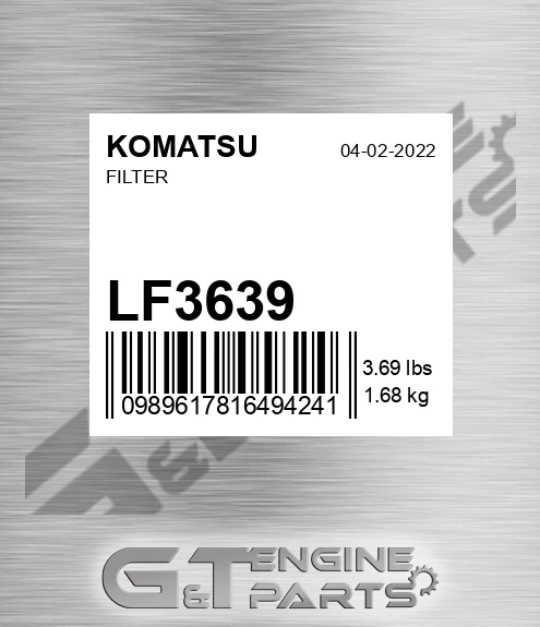 LF3639 Filter