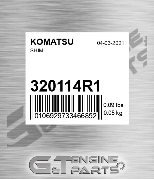 320114R1 Shim