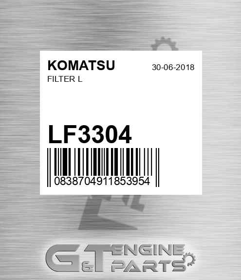 LF3304 KOMATSU Filter L