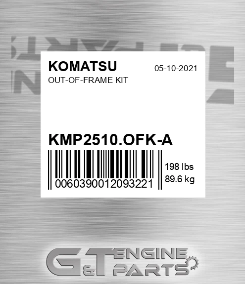 KMP2510.OFK-A Out-of-frame Kit for KOMATSU