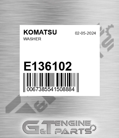 E136102 Washer
