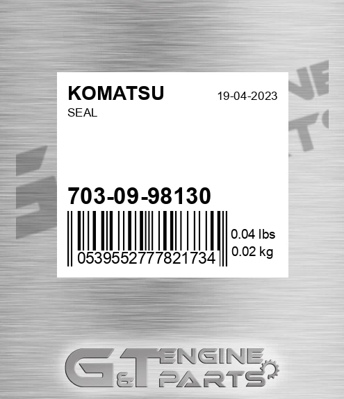 703-09-98130 Seal for KOMATSU