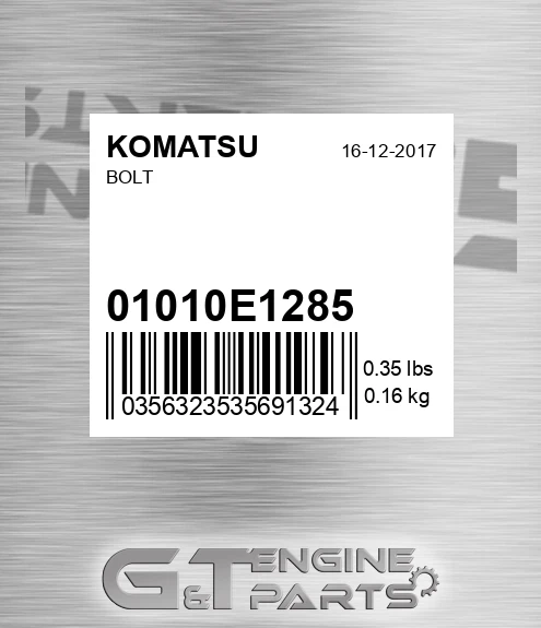 01010-E1285 Bolt