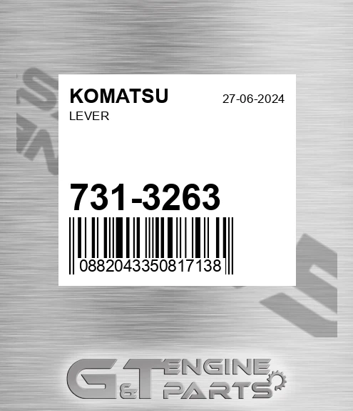 731-3263 Lever for KOMATSU