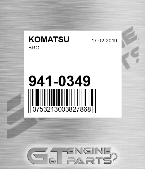 941-0349 Brg for KOMATSU