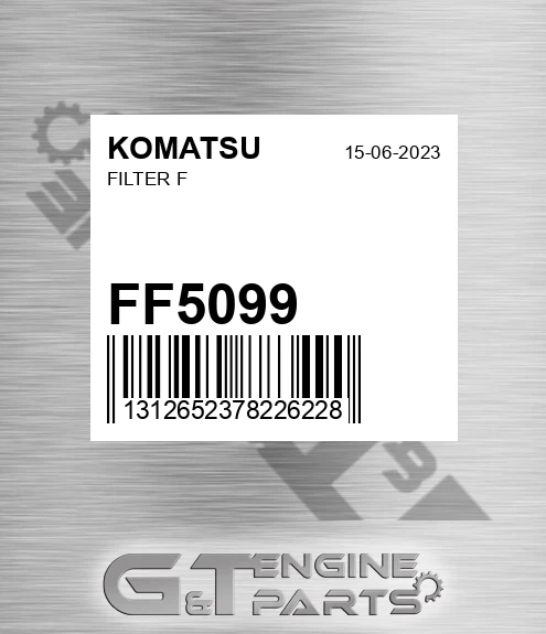 FF5099 KOMATSU Filter F