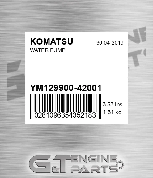 YM12990042001 Water Pump