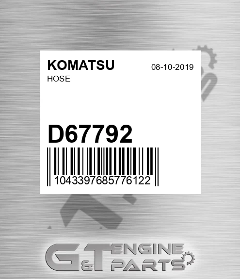 D67792 Hose