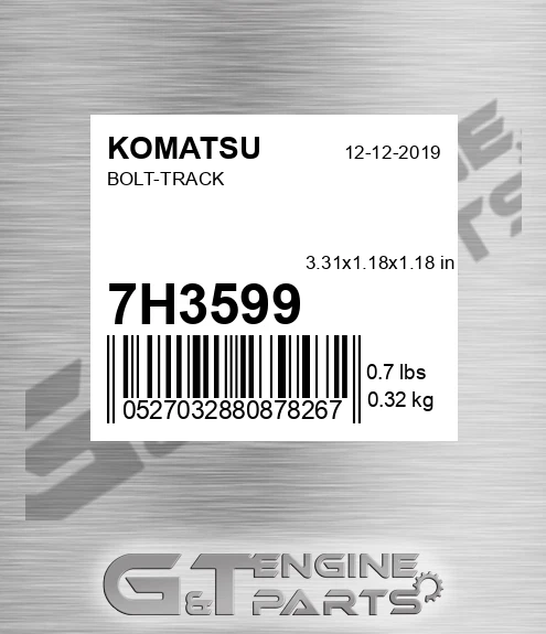 7H3599 Bolt-track