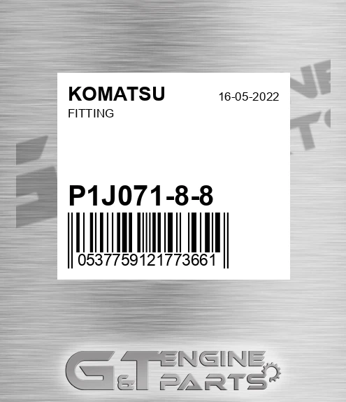 P1J071-8-8 Fitting