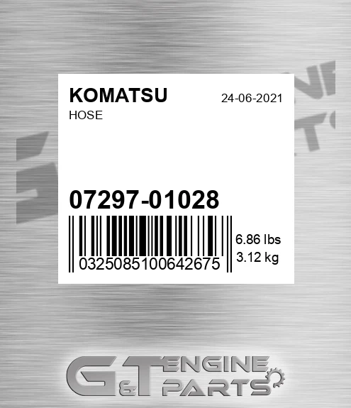 07297-01028 Hose for KOMATSU