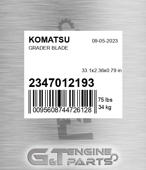 234-70-12193 Grader Blade for KOMATSU