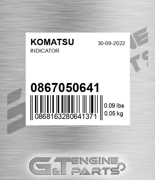 08670-50641 Indicator for KOMATSU