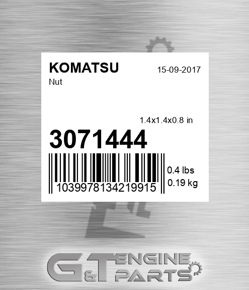 3071444 Nut